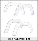 EGR 2017 Ford Super Duty Bolt-On Look Color Match Fender Flares - Set - Oxford White
