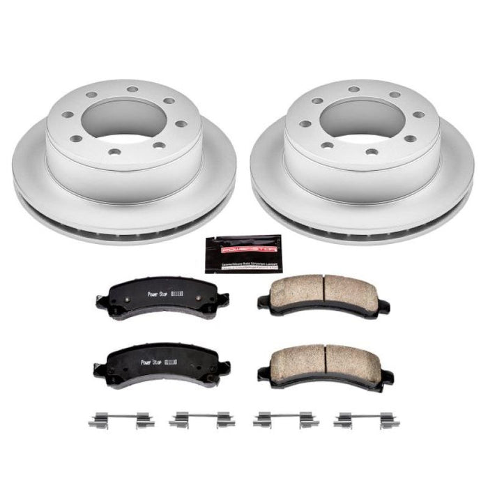 Kit de freins arrière Power Stop 06-17 Chevrolet Express 2500 Z17 Evolution Geomet avec revêtement