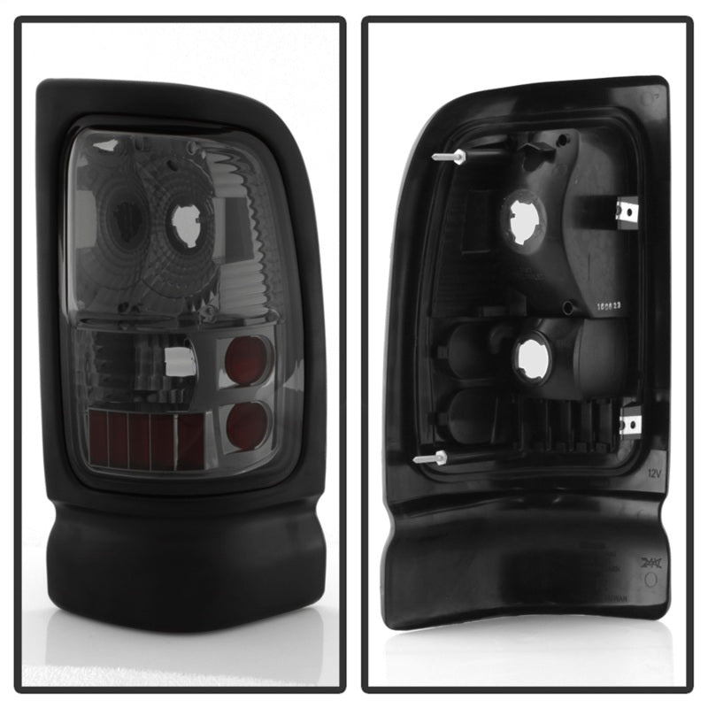 xTune Dodge Ram 1500/2500/3500 94-01 Euro Style Tail Lights Smoke ALT-ON-DRAM94-SM