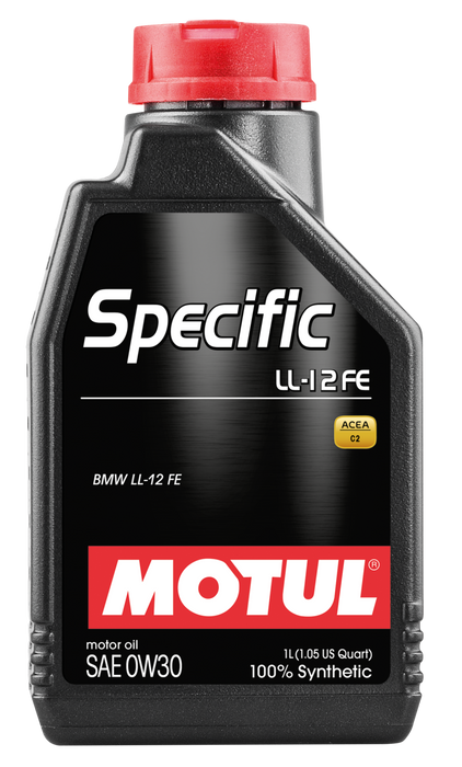 Huile moteur Motul 1L 100% Synthétique Haute Performance ACEA C2 BMW LL-12 FE+ 0W30