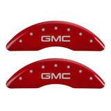 MGP 4 Caliper Covers Engraved Front & Rear GMC Yellow finish black ch