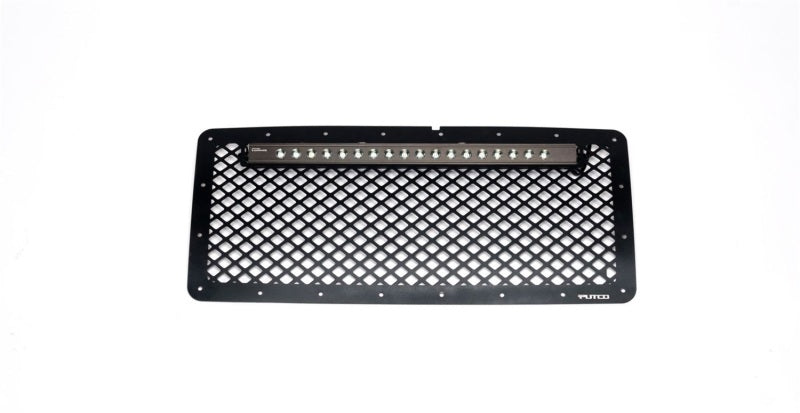 Jeep Wrangler 07-18 Putco - Calandre SS noire avec barre lumineuse Luminix de 20 pouces Grilles Designer FX