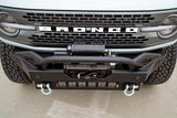 Pare-chocs avant modulaire DV8 Offroad 2021+ Ford Bronco compatible avec treuil et supports de feux auxiliaires