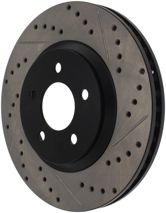 Rotor avant gauche rainuré et percé StopTech pour Ford Mustang GT 05-10