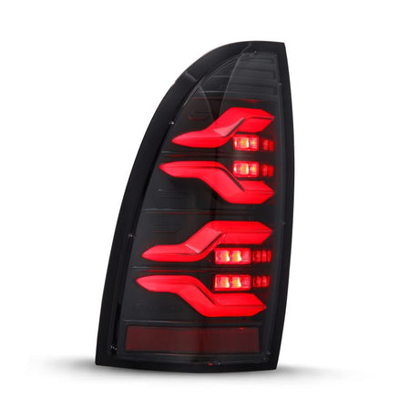 Feux arrière à LED AlphaRex 05-15 Toyota Tacoma LUXX Alpha Blk avec Activ Light/Seq Signal