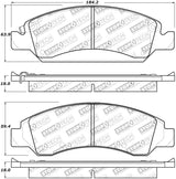 Plaquettes de frein avant StopTech 08-17 Cadillac Escalade Street Performance