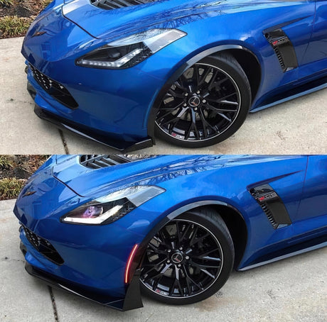 Ensemble de marqueurs latéraux Oracle Chevrolet Corvette C7 Concept - Teinté - Sans peinture VOIR LA GARANTIE