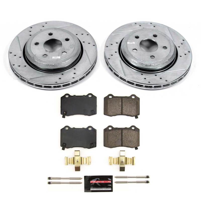 Kit de freins arrière Power Stop Z23 Evolution pour Jeep Grand Cherokee 18-21
