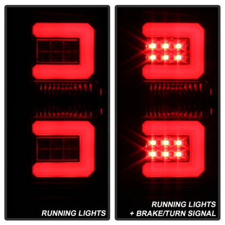 Feux arrière à DEL Spyder Chevy Silverado 16-17 - Fumée noire ALT-YD-CS16-LED-BSM