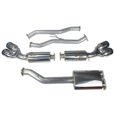 Échappement Injen 10-13 Hyundai Genesis Coupé 2.0L(t) 4 cylindres SS avec résonateur en Y de 76 mm/brides SS moulées