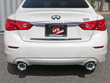 Système d'échappement Cat-Back aFe Takeda 2,5 pouces 304 SS avec embouts polis 16-18 Infiniti Q50 V6-3.0L (tt)
