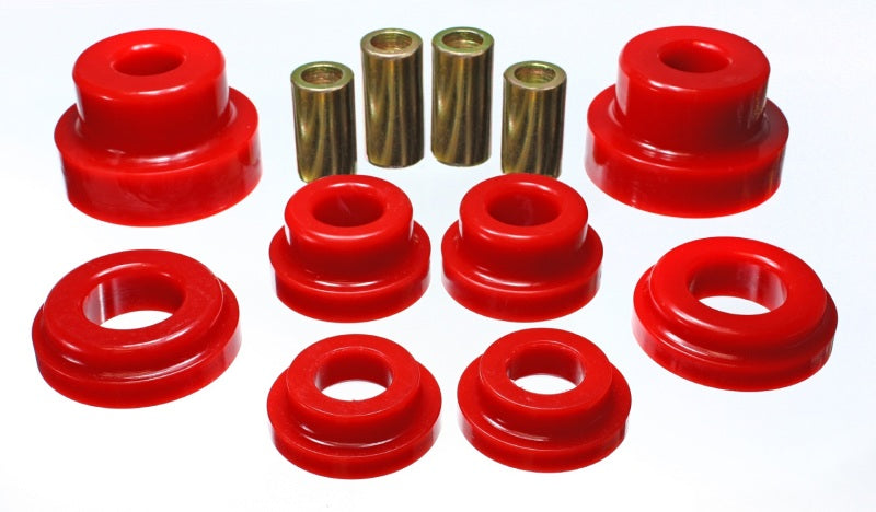 Ensemble de bagues de rechange pour support de sous-châssis arrière rouge pour Chevy Camaro Energy Suspension 10