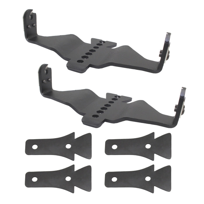 Support d'éclairage Go Rhino 18-20 Jeep Wrangler JL/JLU/Gladiator JT - Deux rangées simples de 6 pouces