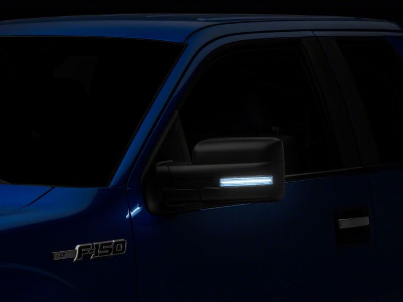 Clignotant de rétroviseur à LED blanc Raxiom 09-14 Ford F-150 Axial Series - Transparent