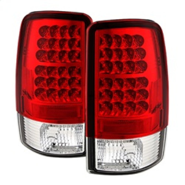 Feux arrière à LED Spyder Chevy Suburban/Tahoe 1500/2500 00-06 Rouge transparent ALT-YD-CD00-LED-RC