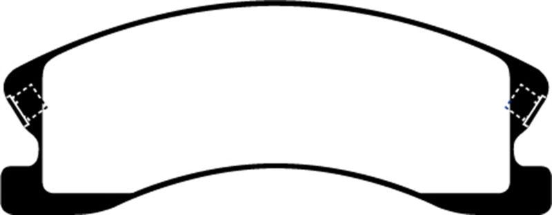 Plaquettes de frein avant EBC Greenstuff pour Jeep Grand Cherokee 4.0 (Akebono) 99-04