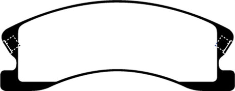 Plaquettes de frein avant EBC Greenstuff pour Jeep Grand Cherokee 4.0 (Akebono) 99-04
