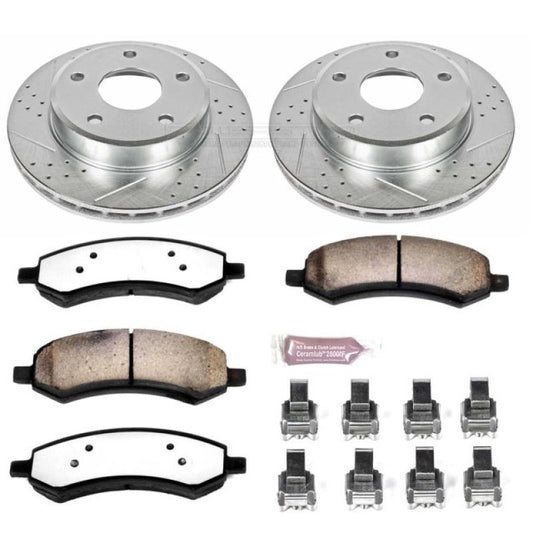 Power Stop 05-10 Dodge Dakota Front Z36 Truck & Tow Brake Kit