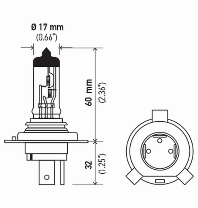 Hella Bulb Hs1 12V 35/35W Px43T T4625 (2)