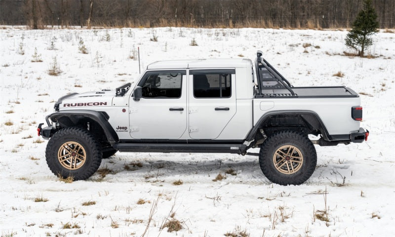 Barre de sport N-Fab ARC 20-22 Jeep Gladiator - Noir texturé (montage avec housse Roll-N-Lock uniquement)