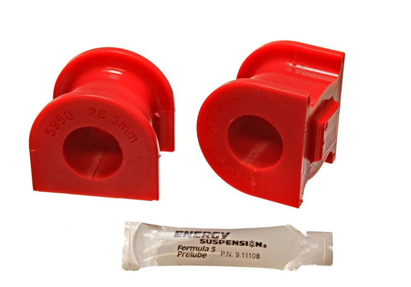 Ensemble de bagues de barre stabilisatrice arrière rouge 26,5 mm pour Honda S2000 00-09 Energy Suspension