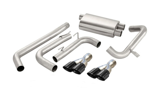 Corsa 98-02 Chevrolet Camaro Convertible Z28 5.7L V8 LS1 Black Tip Sport Cat-Back Exhaust