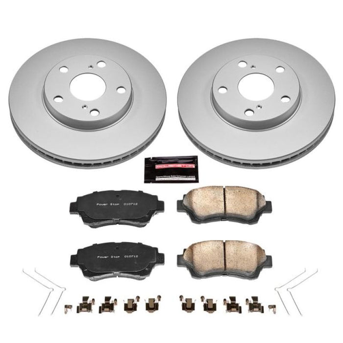 Power Stop 92-96 Lexus ES300 Front Z17 Evolution Geomet Coated Brake Kit