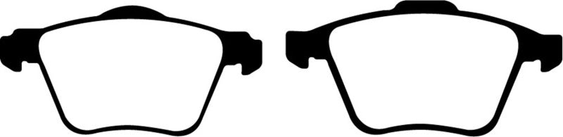 Plaquettes de frein avant Yellowstuff EBC 11+ Volvo S60 2.5 Turbo T5 (disques avant 315 mm)