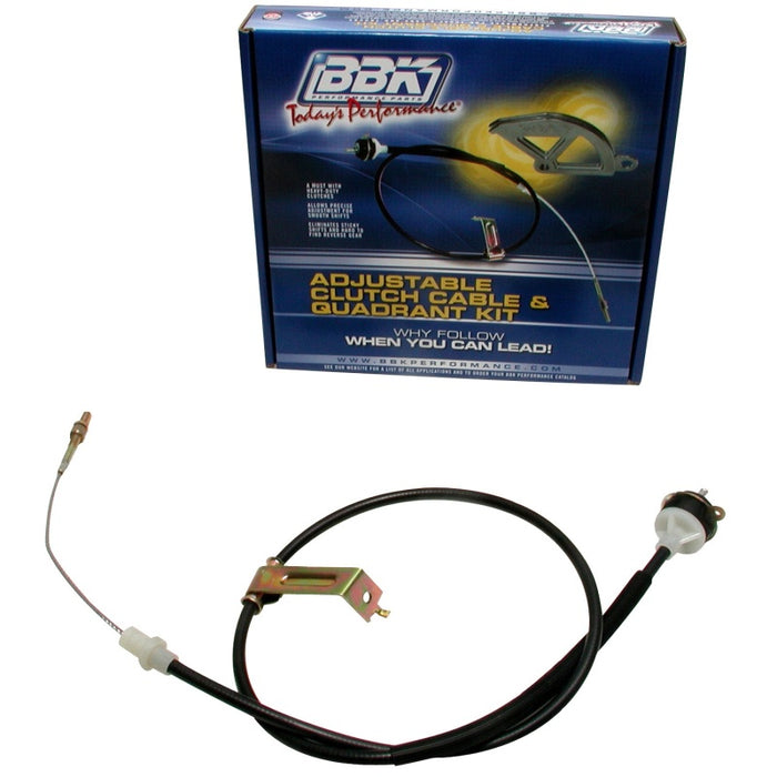 BBK 79-95 Mustang Adjustable Clutch Cable - Replacement