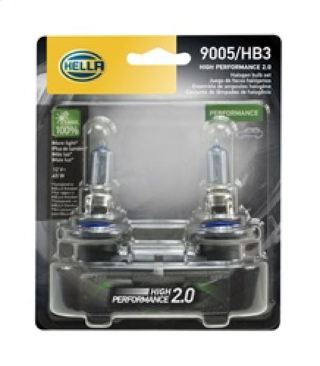 Ampoule Hella 9005 12V 65W haute performance P20d 2.0 (paire)
