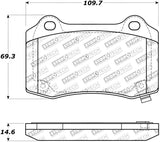 Plaquettes de frein arrière StopTech Performance 10+ Camaro