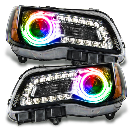 Oracle 11-14 Chrysler 300C SMD HL - Noir - NON HID - ColorSHIFT avec contrôleur 2.0 VOIR LA GARANTIE