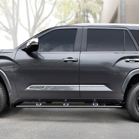 Kit de marchepieds électriques Go Rhino 23-24 pour Toyota Sequoia Sport Utility (Ex. Hybrid) E1 - Texte. Noir
