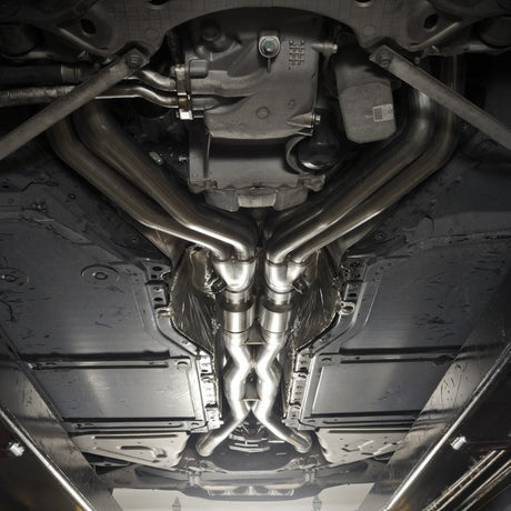 Collecteurs d'échappement Corvette 6,2 L 2014-18 en acier inoxydable, primaires de 2 pouces avec catalyseurs à haut débit X-Pipe