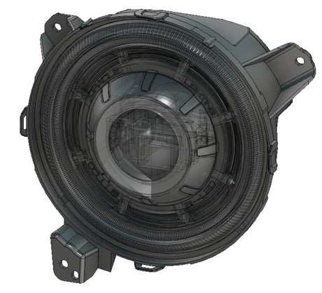 Oracle Oculus Bi-LED Projector Headlights for Jeep JL/Gladiator JT - Matte Blk - 5500K