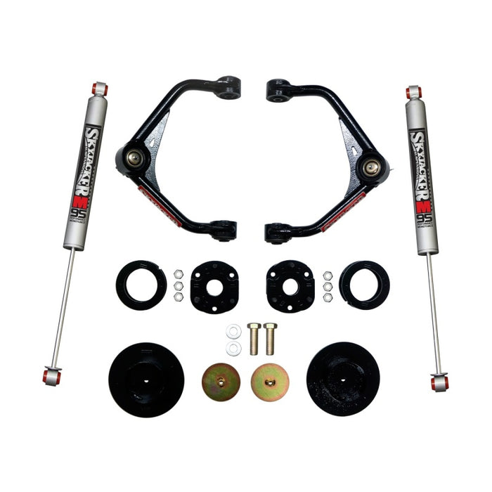 Skyjacker 2012-2018 Ram 1500 4WD Kit de levage UCA 3 pouces avec amortisseurs arrière monotube M9500