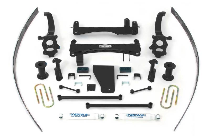 Système de base Fabtech 04-13 Nissan Titan 2/4WD 6 pouces avec amortisseurs de performance