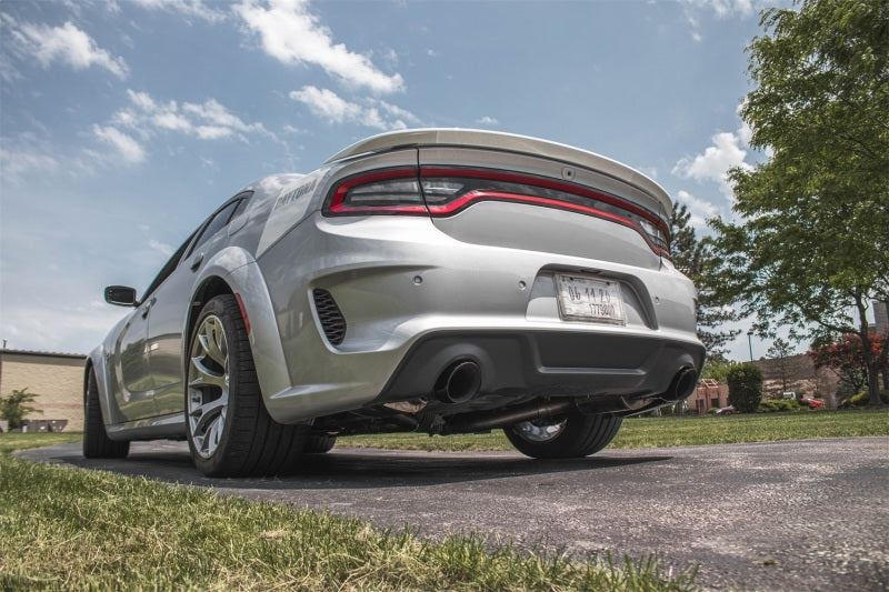 Corsa 15-21 Charger SRT/Hellcat/Redeye 2,75 pouces à soupapes Catback double sortie arrière avec embouts polaires simples de 4,5 pouces