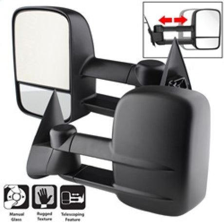 xTune Chevy Silverado 99-06 L&R Manual Extendable Manual Adjust Mirror MIR-CSIL03-MA-SET
