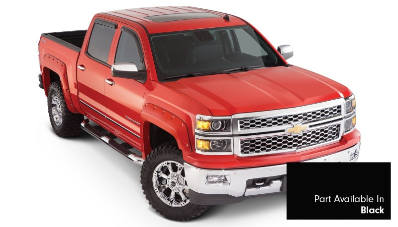 Élargisseurs de caisse de style poche Bushwacker 16-18 Chevy Silverado 1500 Fleetside 4 pièces 78,8/97,8 po - Noir