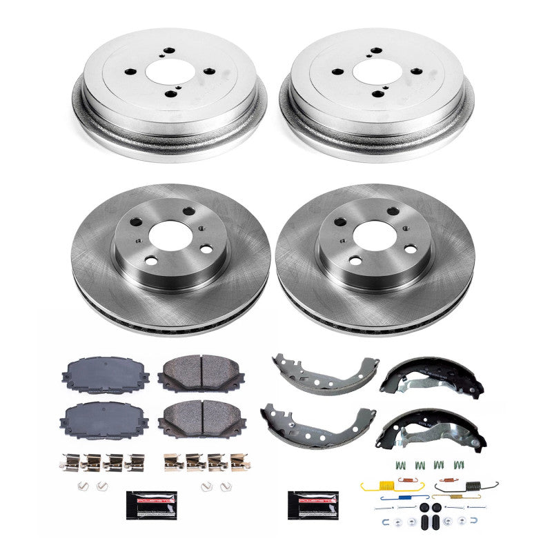 Kit de freins avant et arrière Power Stop Autospecialty pour Toyota Yaris 15-18