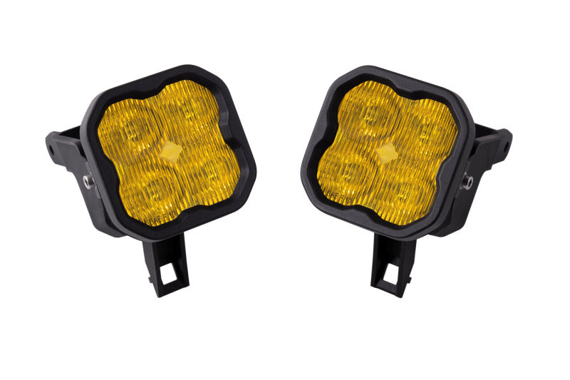 Diode Dynamics SS3 Type SDX LED Fog Light Kit Pro - Yellow SAE Fog