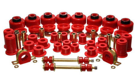 Ensemble de bagues principales Hyper-flex rouges pour suspension énergétique 99-06 Chevy C1500 Silverado 2WD, nouveau style de carrosserie