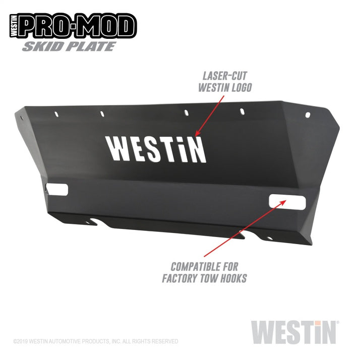 Plaque de protection Westin 15-20 Chevrolet Colorado Pro-Mod - Tex. Blk