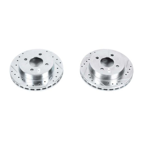 Disques de frein arrière Power Stop 1993 Ford Mustang Evolution percés et fendus - Paire