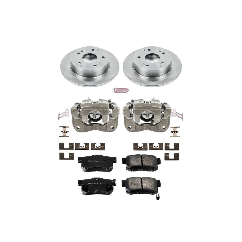 Kit de freins arrière Autospecialty Power Stop 02-06 Acura RSX avec étriers