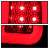 Feux arrière à LED Spyder 08-16 Ford Super Duty F-250 V3 - Rouge transparent (ALT-YD-FS07V3-LBLED-RC)