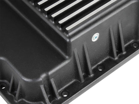 Carter de transmission aFe (noir avec ailettes usinées) Camions GM 99-16 (4L60-E/4L60E/4L65E/4L70E/4L75E)