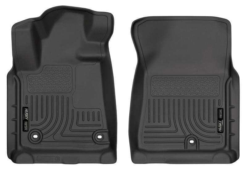 Revêtements de sol noirs Husky Liners 2012 pour Toyota Tundra/Sequoia WeatherBeater