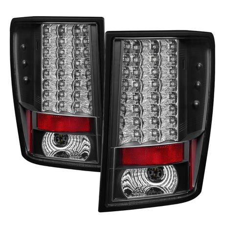 Feux arrière à LED Spyder Jeep Grand Cherokee 07-10 Noir ALT-YD-JGC07-LED-BK